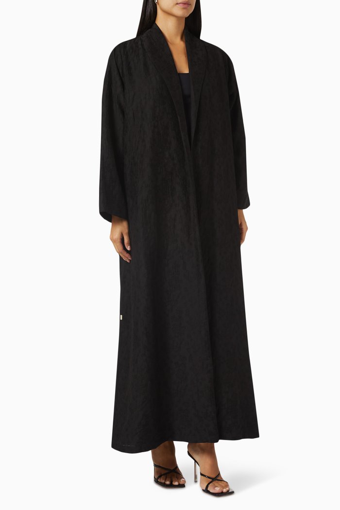 

Embroidered Abaya, Black