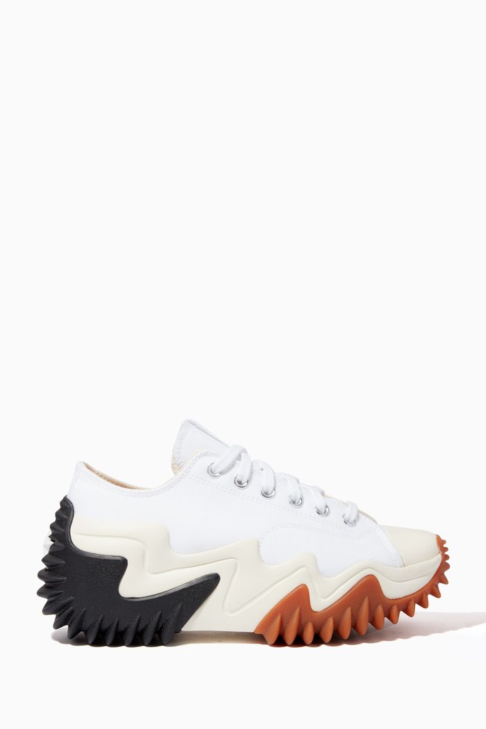 

Run Star Motion OX Low-top Sneakers in Canvas, White
