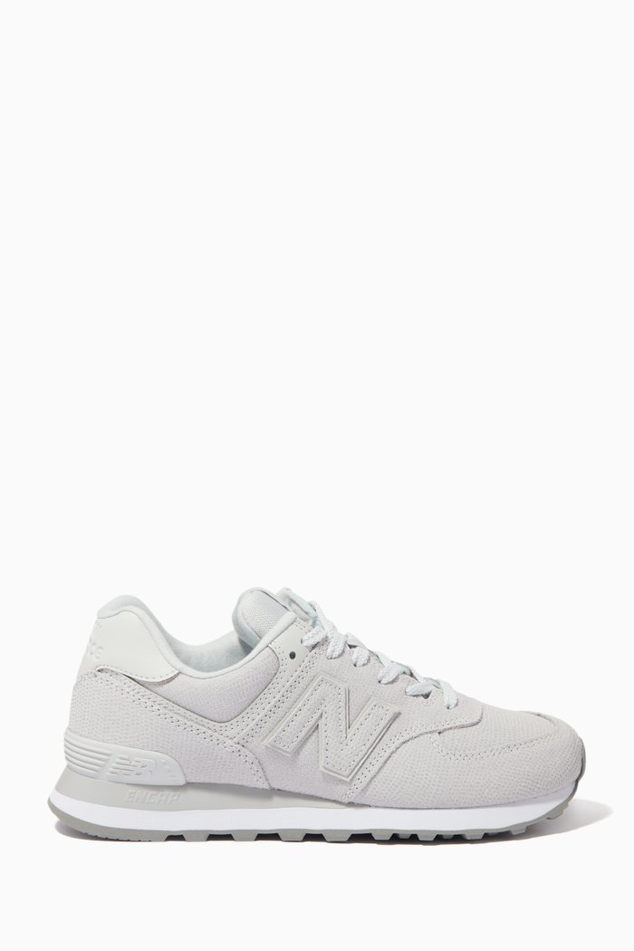 

574 Low-top Sneakers in Suede, Grey