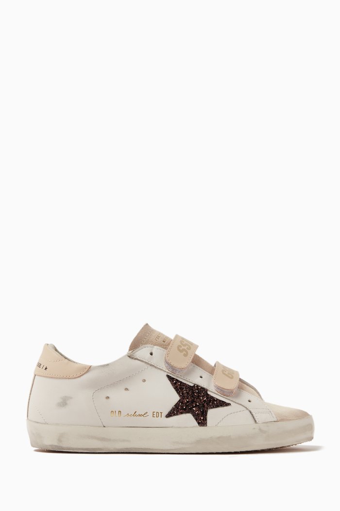 

Old School Sneakers in Leather, Brown