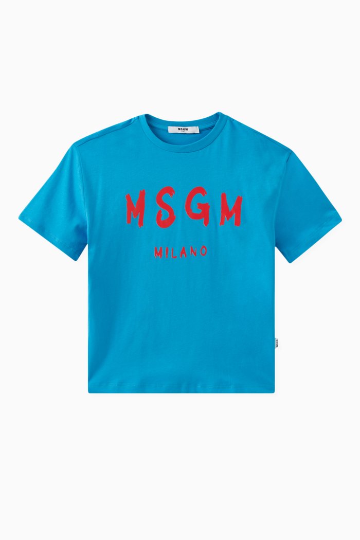 

Logo T-shirt in Cotton, Blue