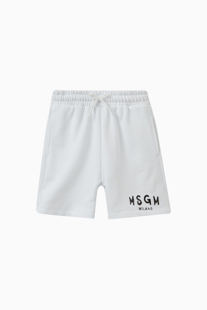 

Logo Shorts in Cotton, White