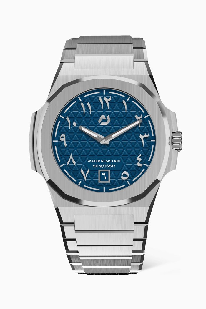 MT Ronda Stainless Steel Watch, 40.5mm, Blue