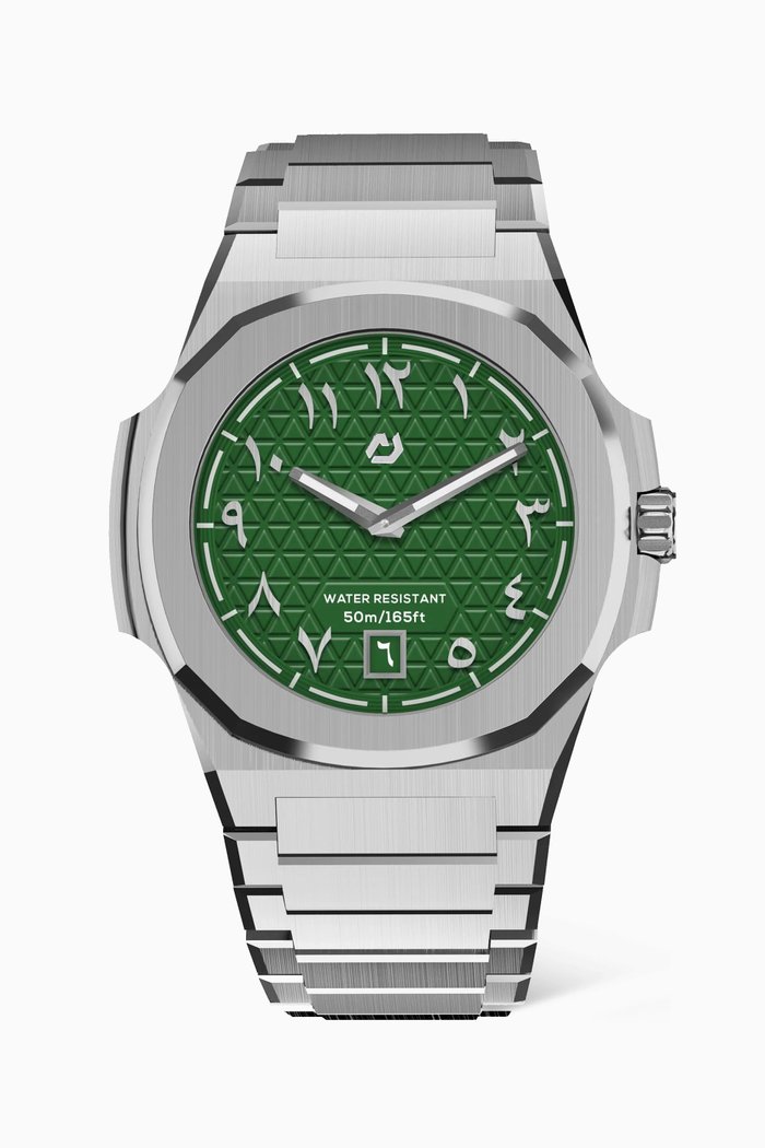 

MT Ronda Stainless Steel Watch, 40.5mm, Green