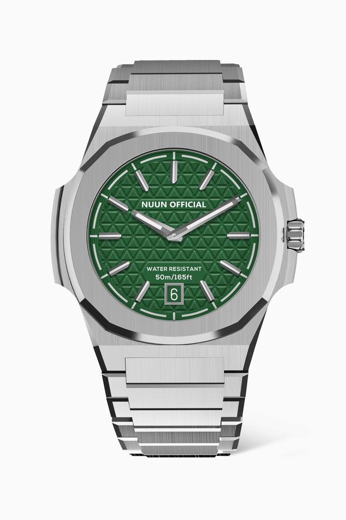 

MT Ronda Stainless Steel Watch, 40.5mm, Green