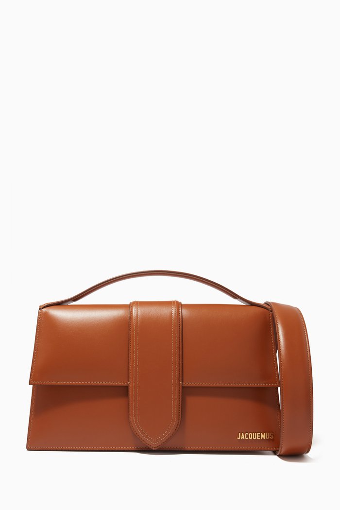 

Le Bambinou Large Bag in Leather, Brown