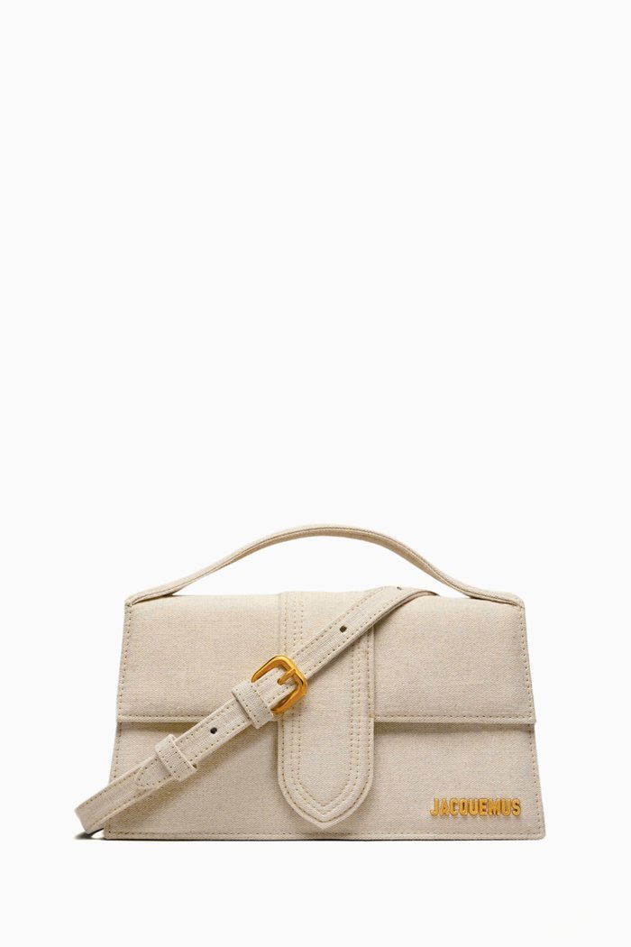 

Le Grand Bambino Tote Bag in Linen, Neutral