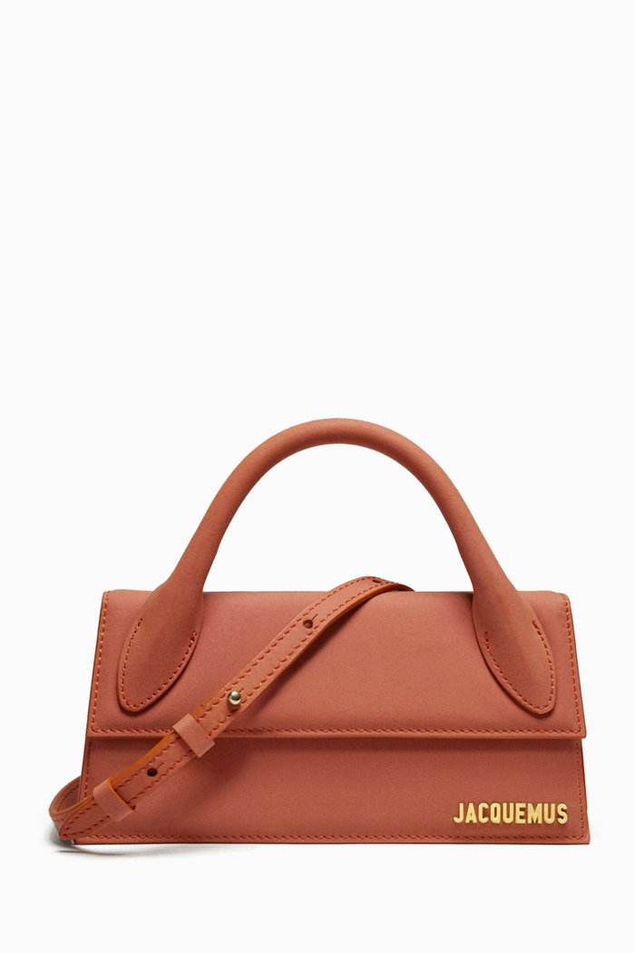 

Le Chiquito Long Bag in Leather, Brown