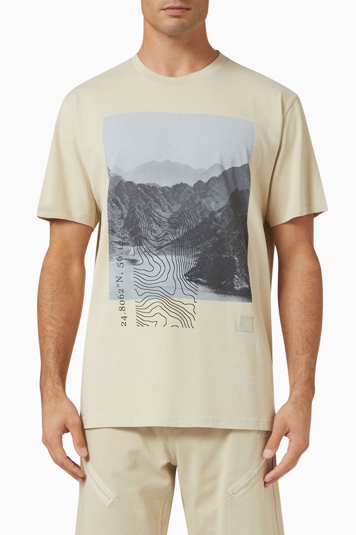 

Huntington T-shirt in Cotton, Neutral