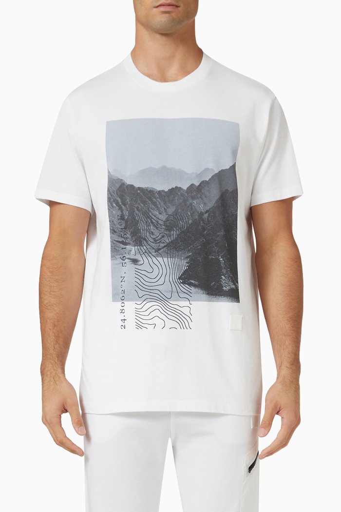 Huntington T-shirt in Cotton, White