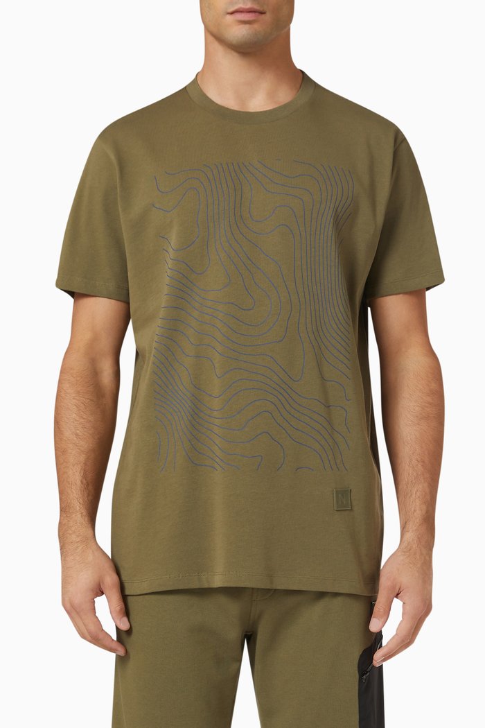 

Huntington T-shirt in Cotton, Green