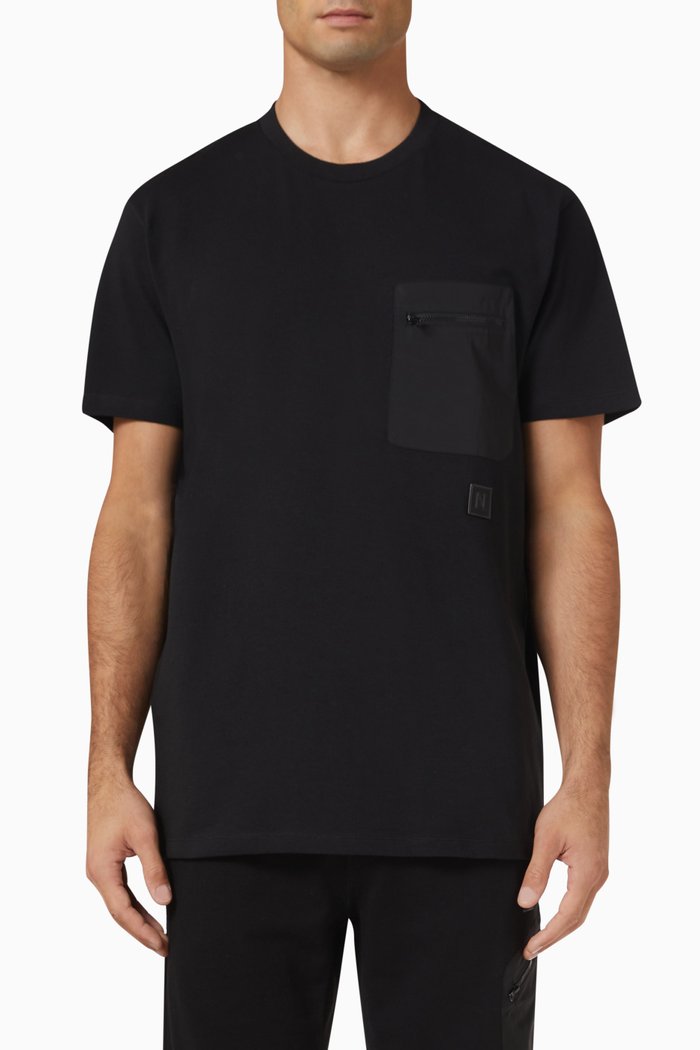 

Medford T-shirt in Garment-dyed Cotton, Black