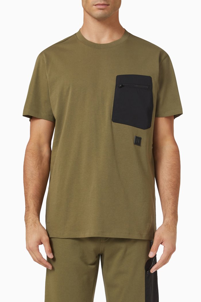 

Medford T-shirt in Garment-dyed Cotton, Green