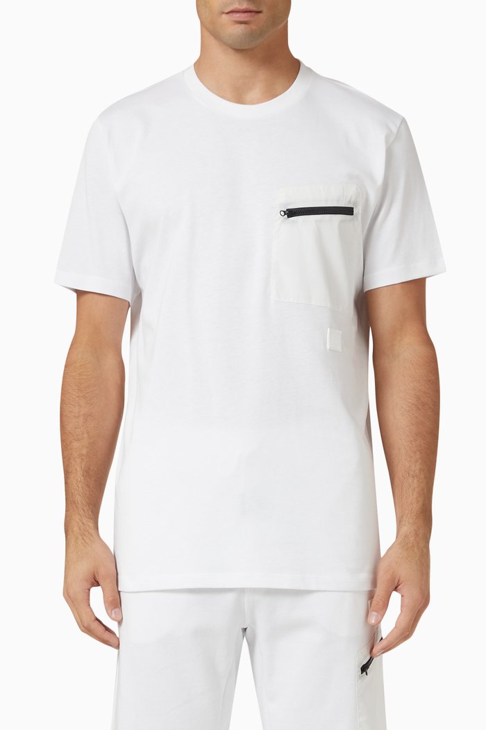 

Medford T-shirt in Garment-dyed Cotton, White