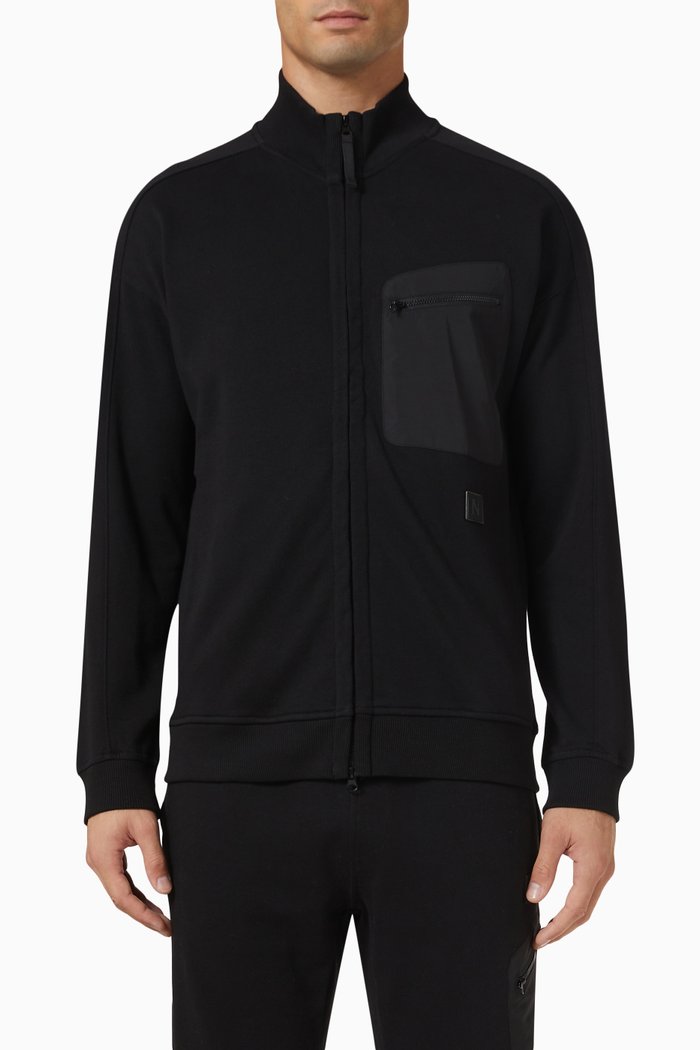 

Newton Sweatshirt in Cotton Jersey, Black