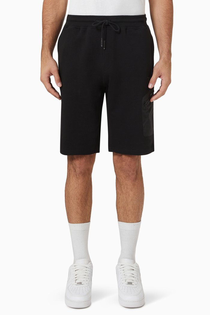 

Milton Shorts in Cotton, Black
