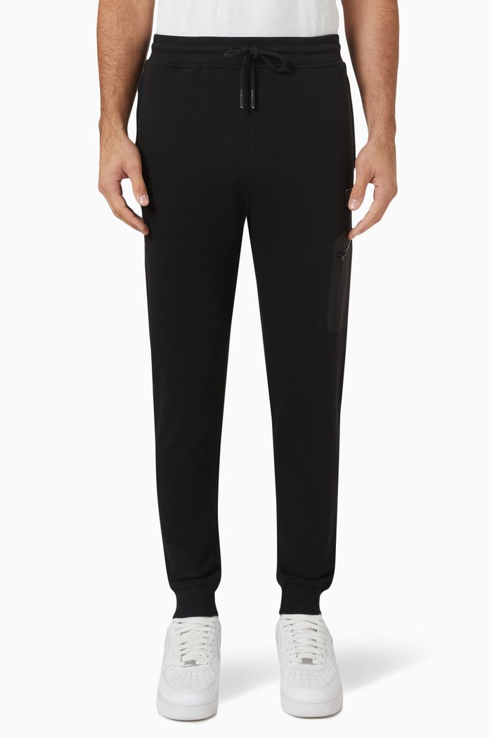 

Woburn Sweat Pants in Cotton, Black
