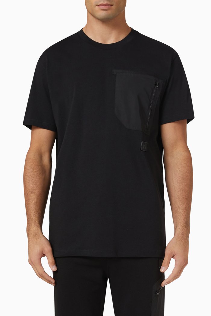 

Tribeca T-shirt in Cotton Jersey, Black