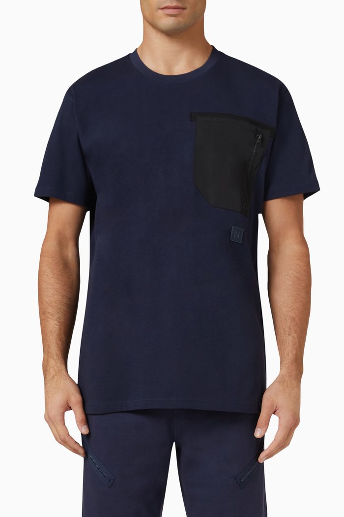 

Tribeca T-shirt in Cotton Jersey, Blue
