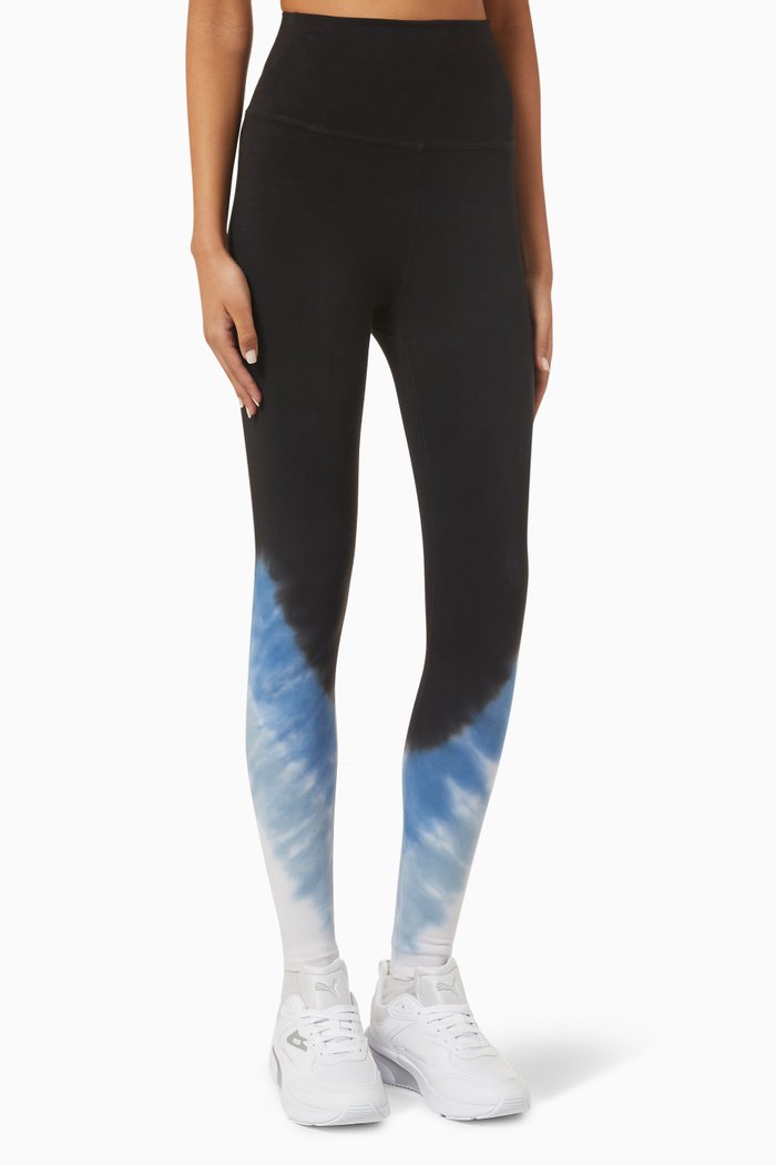 

Sunset Momentum High-rise Leggings in Cotton, Black
