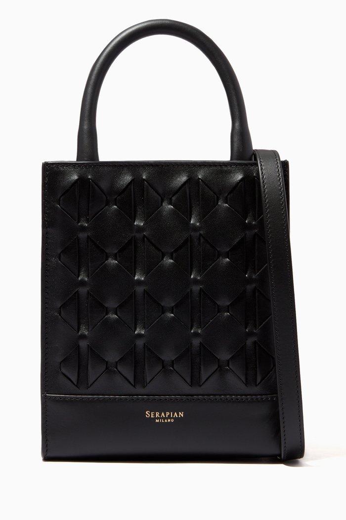 

1928 Mini Tote Bag in Mosaico, Black