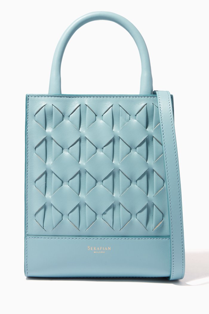 

1928 Mini Tote Bag in Mosaico, Blue
