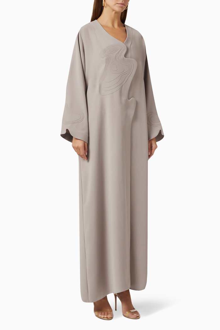 3D Cloud Abaya, Neutral