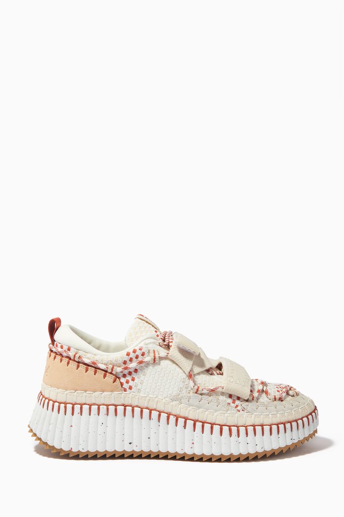 

Nama Slip-on Sneakers in Mesh, White