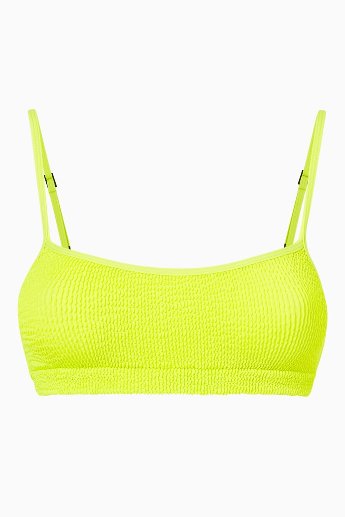 

Strap Saint Crop Eco Bikini Top, Yellow