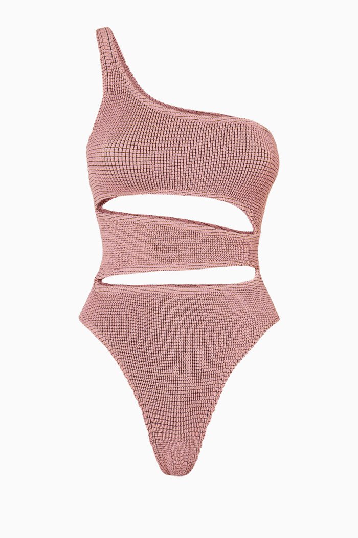 Rico One-piece Swimsuit in Stretch-nylon, Pink