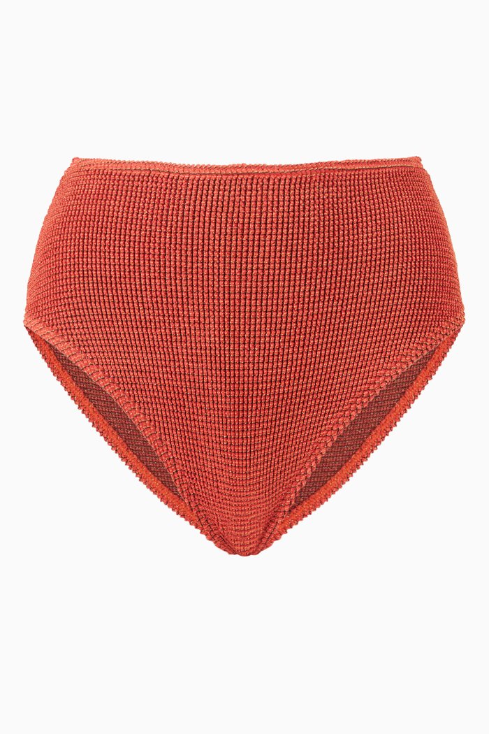 

Palmer Shimmer Crinkle Bikini Briefs, Orange