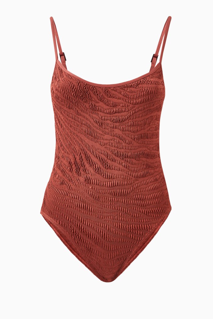

Low Palace One Piece Swimsuit, Brown