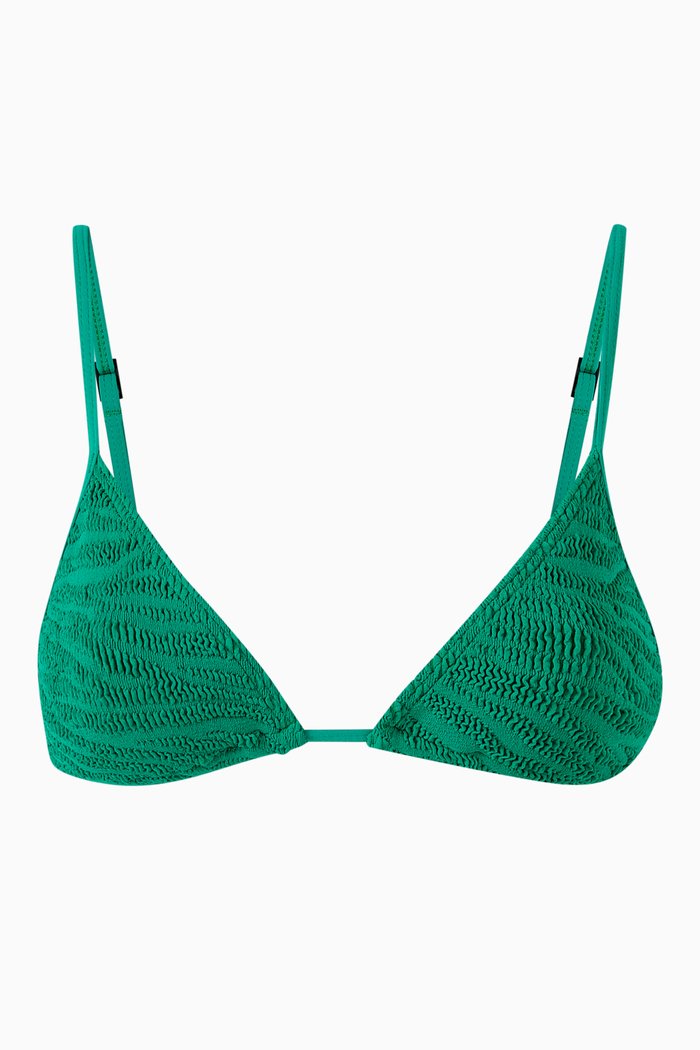 

Luana Triangle Bikini Top, Green