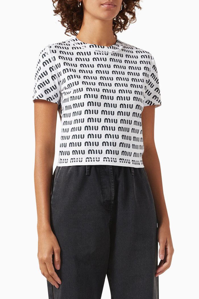 

Logo-print T-shirt in Cotton, Multicolour