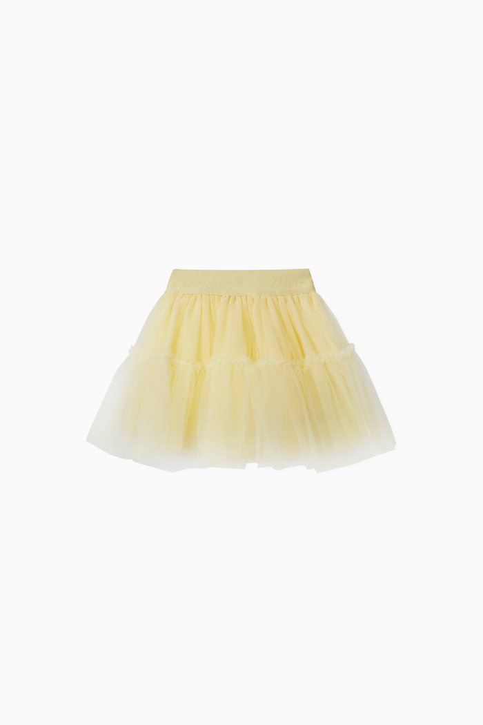 

Logo Tutu Skirt in Polyamide, Yellow