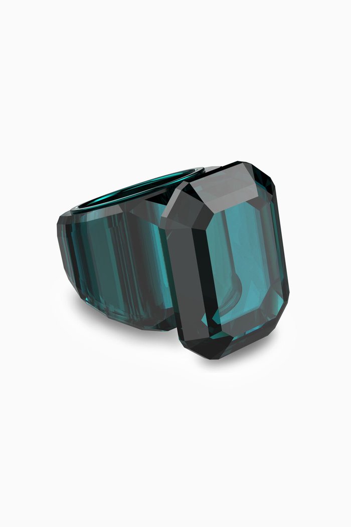 

Lucent Crystal Cocktail Ring, Green