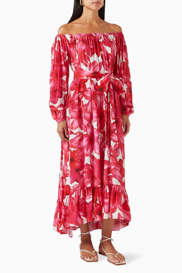

Belinda Dress in Crepe de Chine, Pink