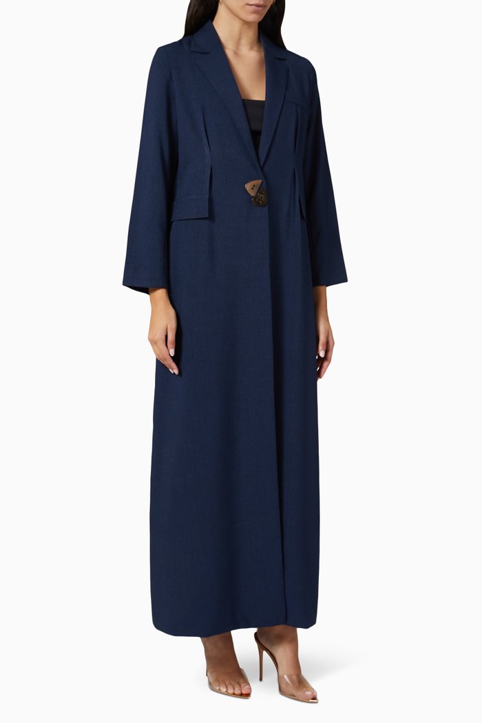 

Roma Coat Abaya, Blue