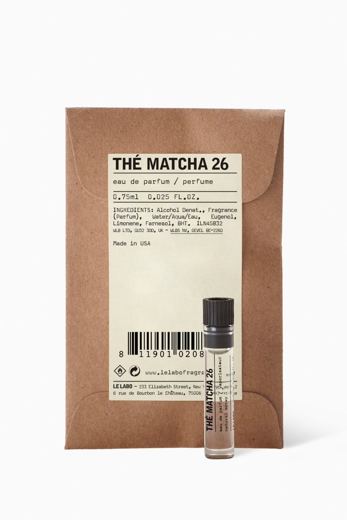 

Thé Matcha 26 Eau de Parfum, 0.75ml, Multicolour