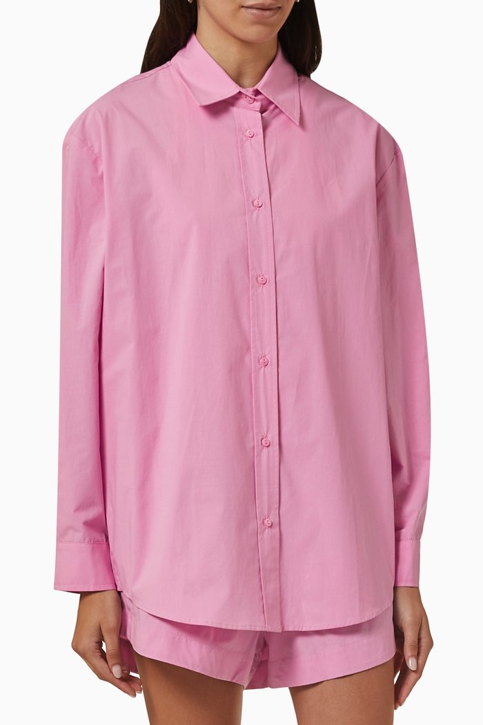 

Unisex Oxidant Shirt in Organic Cotton, Pink