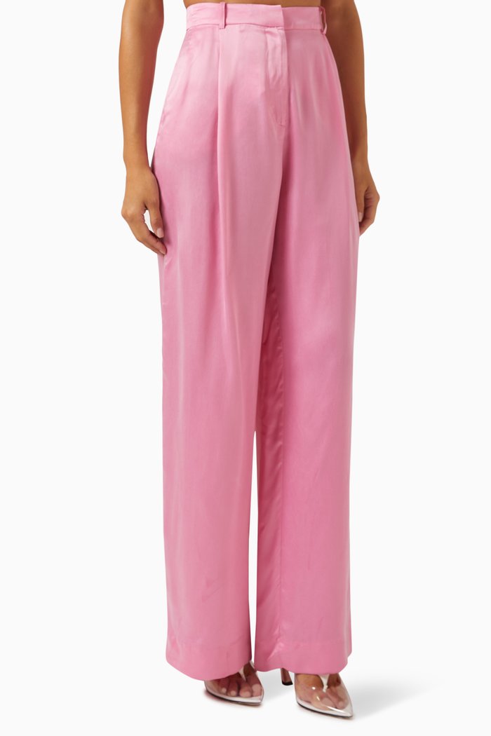 

Verse Pants in Cupro, Pink
