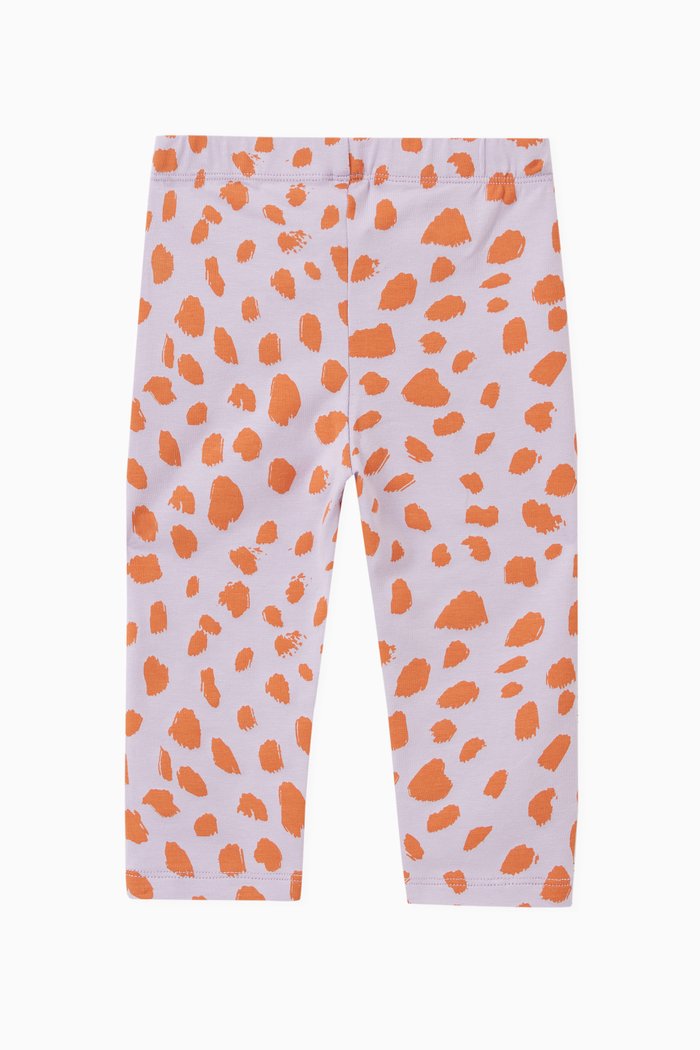 

Camo Print Leggings in Jersey, Pink