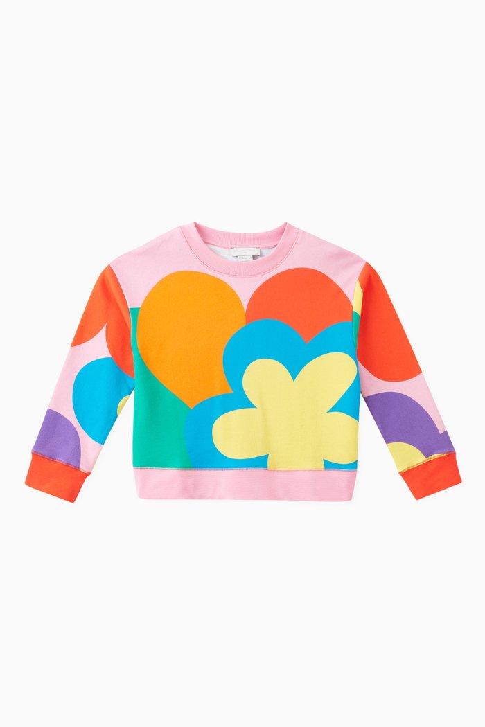 

Graphic-printed Sweatshirt in Cotton, Multicolour