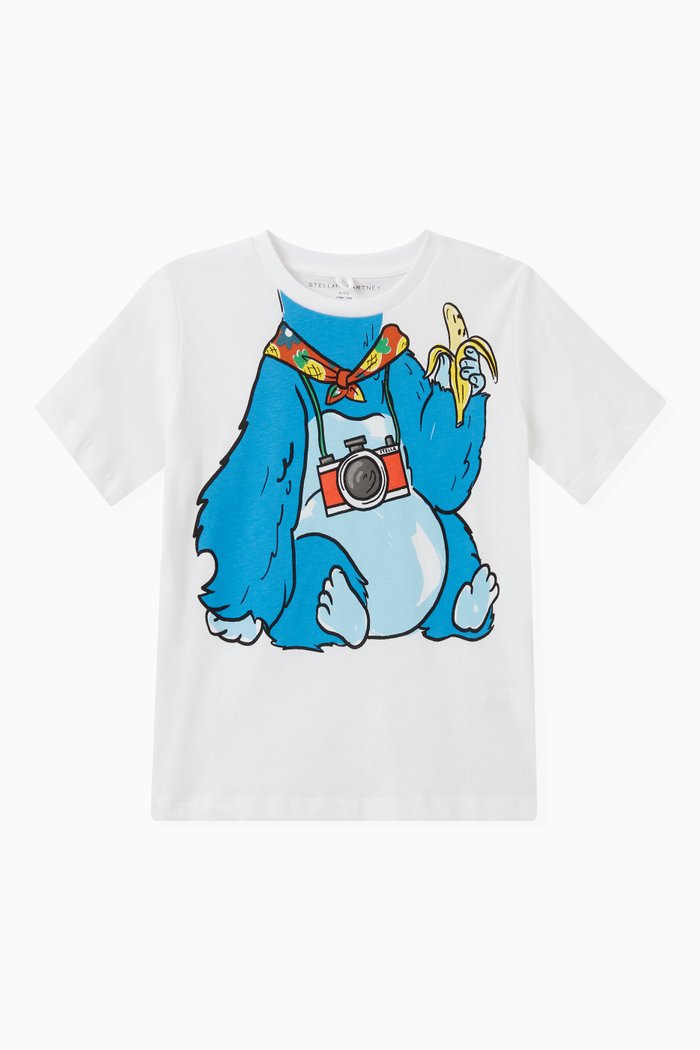 

Monkey T-shirt in Cotton, White