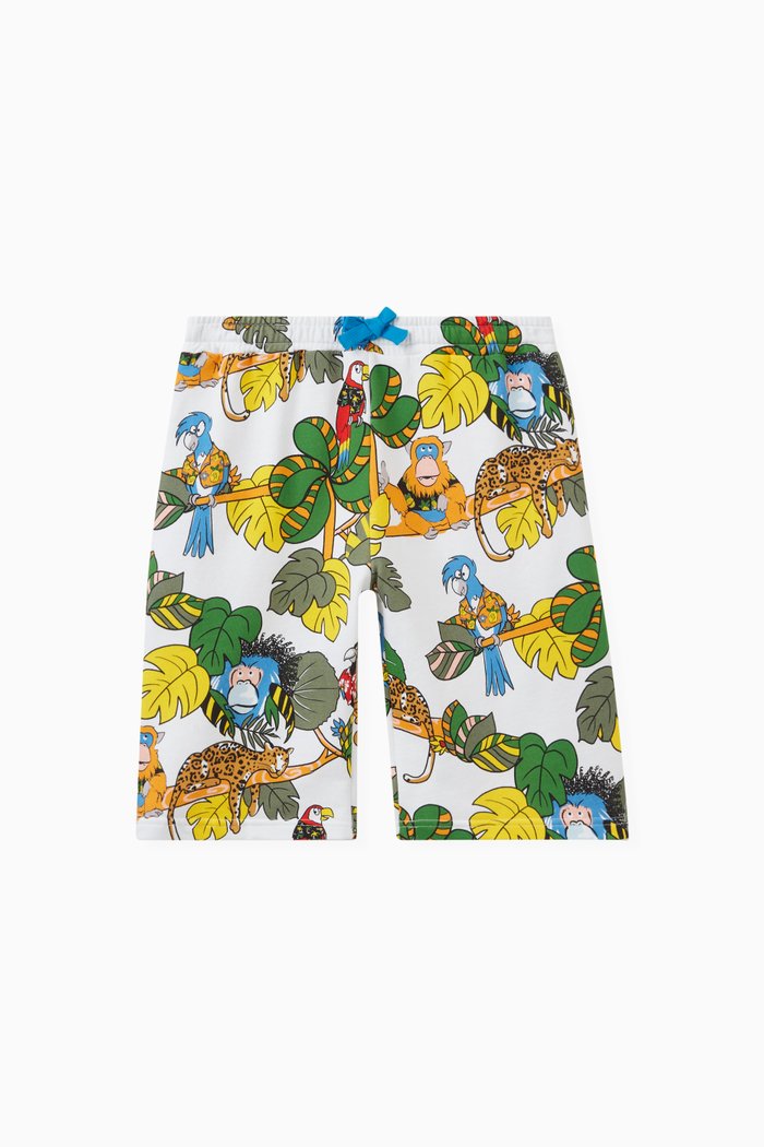 

Jungle Shorts in Cotton, White
