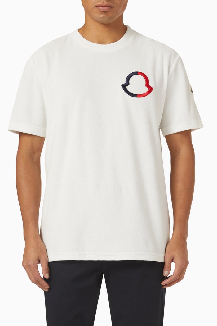 Logo T-shirt in Cotton Jersey, Neutral