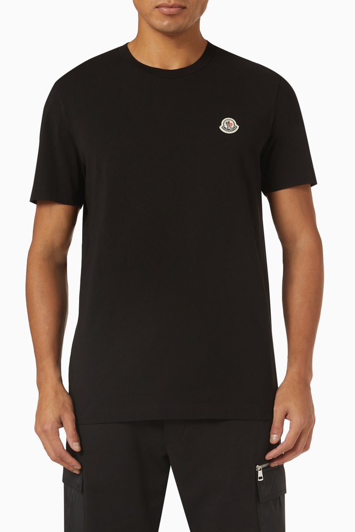 

Logo T-shirt in Cotton Jersey, Black