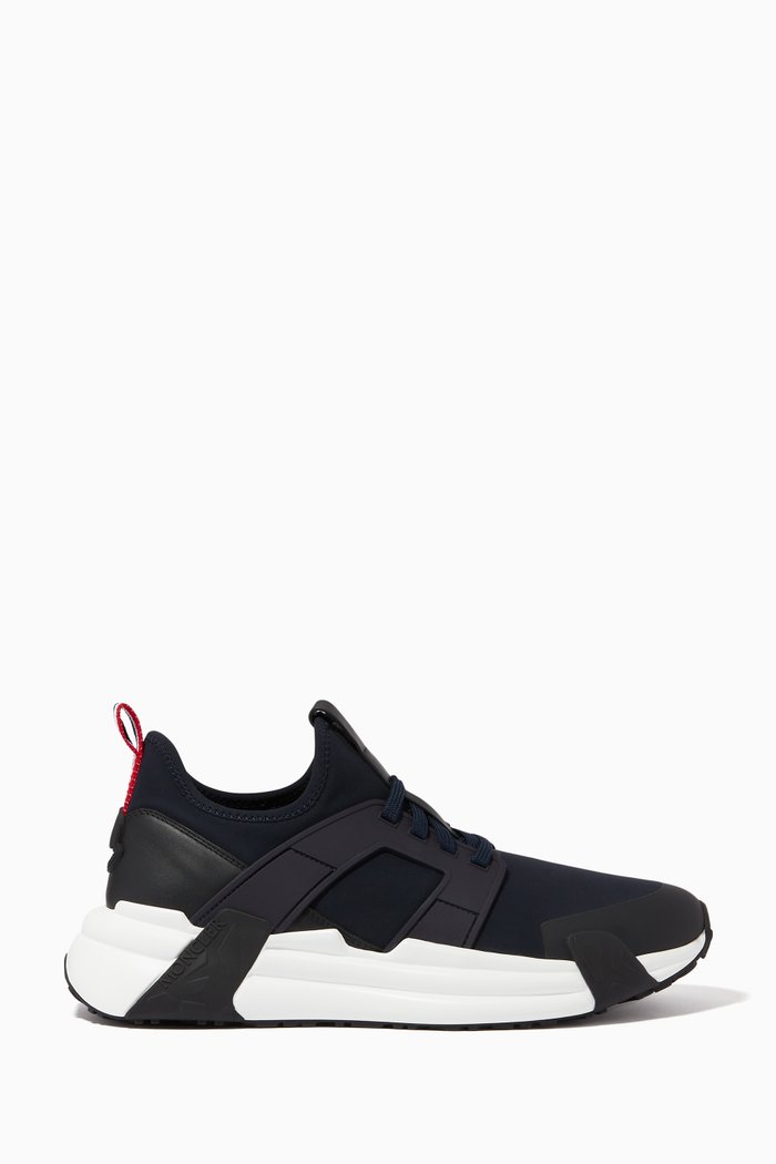 

Lunarove Trainers in Neoprene & Rubberized Leather, Blue