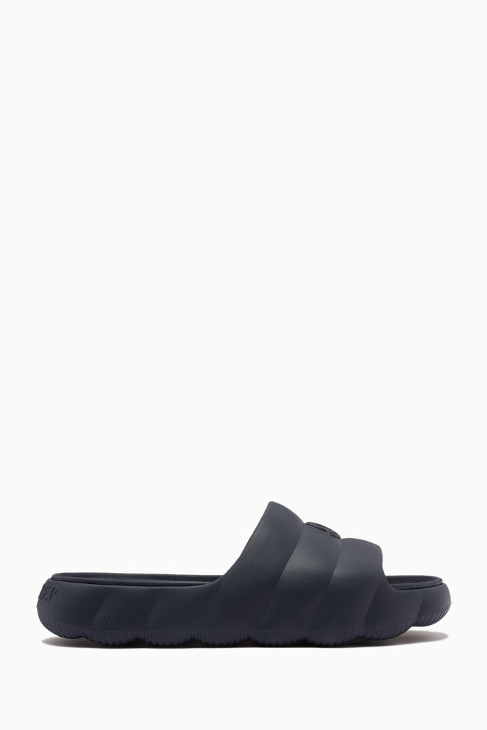 

Lilo Slide Sandals in Quilted PVC, Blue