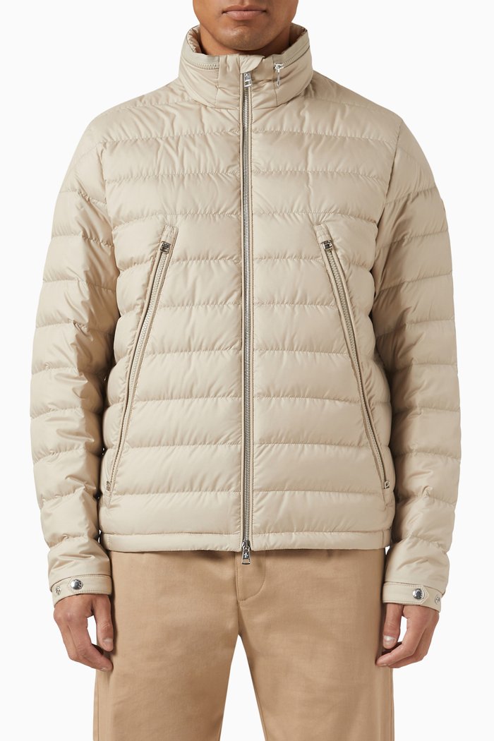 

Alfit Short Down Jacket in Padded Nylon, Neutral